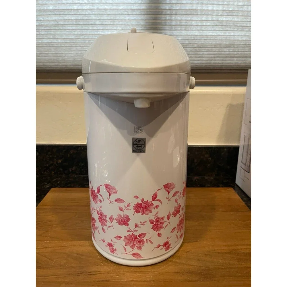 Peacock Country Flowers Airpot - 3.0L Thermal Dispenser